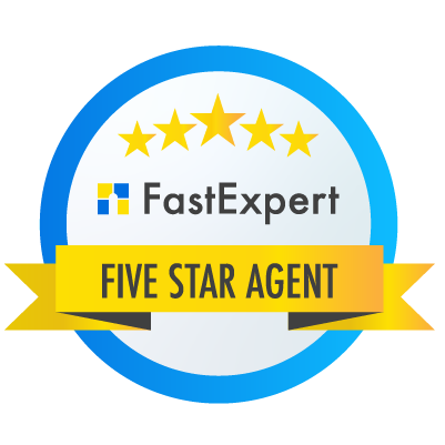 fast expert 5 star agent badge