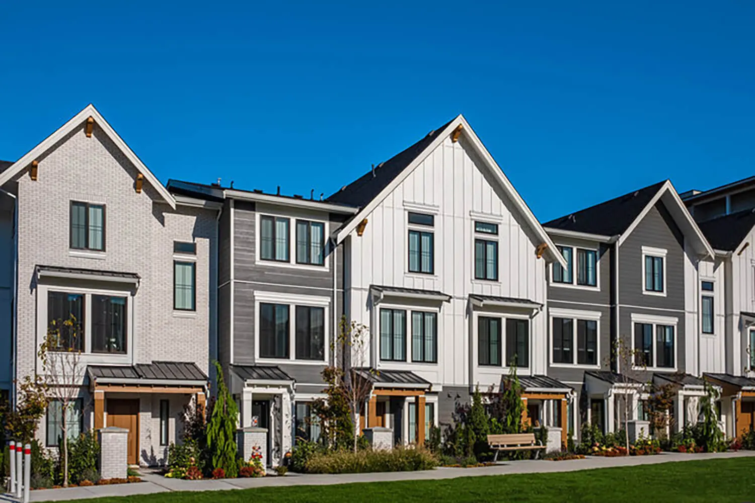 Row of well-maintained homes illustrating why some homes attract multiple offers in a competitive market