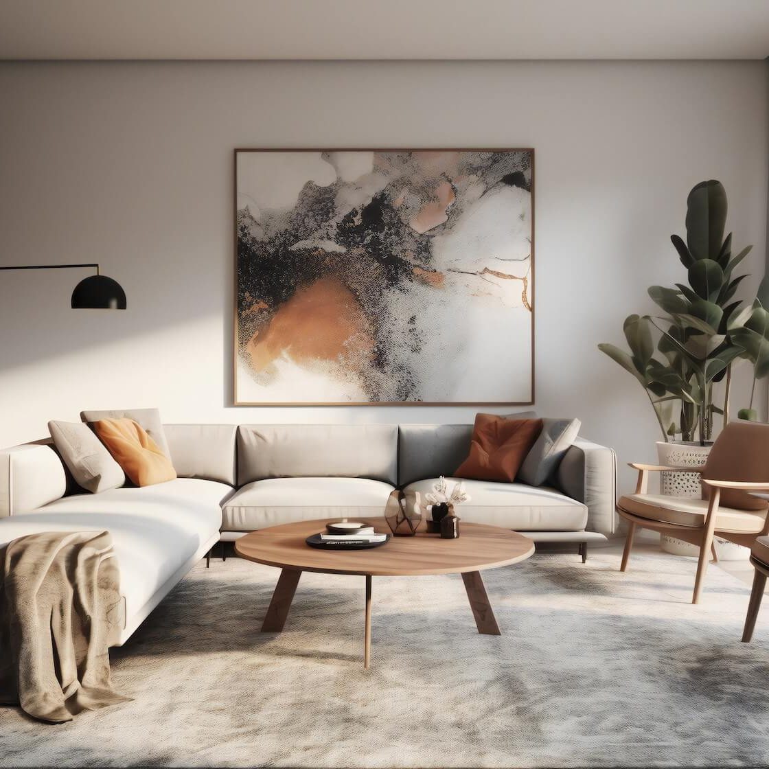 living room in north virginia foreclosed property